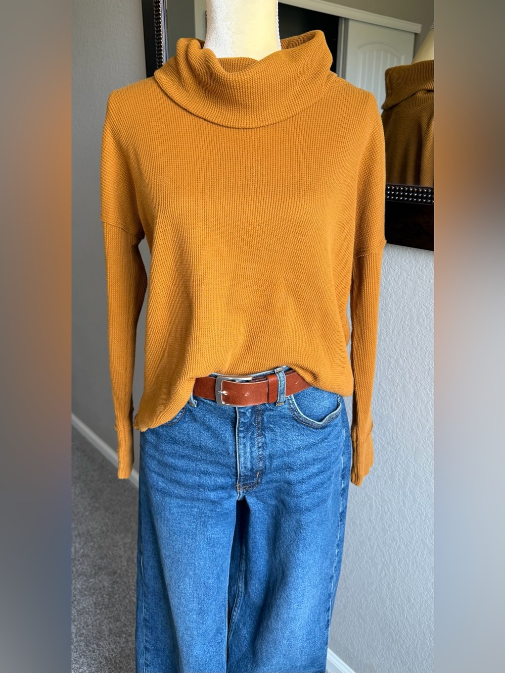 Anthropologie Maeve Ribbed pullover Boho Vibes size small